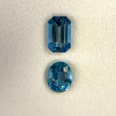 Santa Maria Aquamarine Pair (0.75 cts)